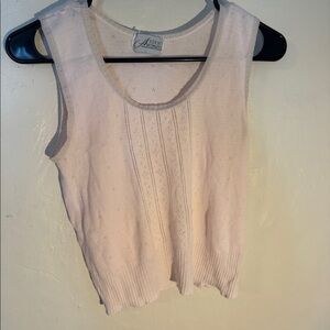 Y2K vintage baby pink top